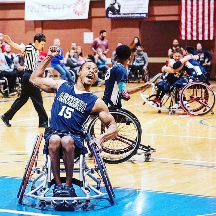  On March 24th, the UA mens wheelchair basketball team won third place at the Toyota National Adult Division I Wheelchair Basketball Tournament. Seven members of teh basketball team were UA students.   