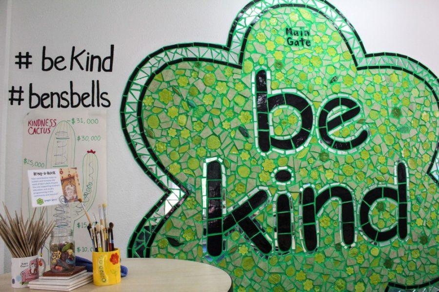 The mission of Bens Bells is to teach individuals and communities about the positive impacts of intentional kindness and to inspire people to practice kindness as a way of life. The studio located on Main Gate at University Blvd is opened Tuesdays - Saturdays and open to all.