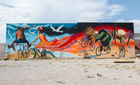 The Tucson Bikes mural can be found on the corner of East Sixth Street and North Echols Avenue.