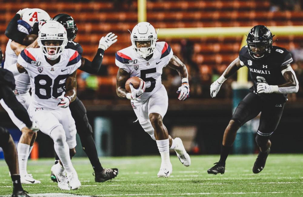 J.J. Taylor (Arizona RB) vs. Hawaii 2019 