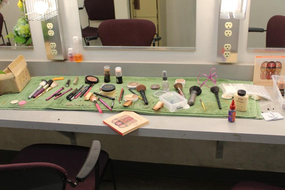 The actors were taught the makeup basics by Patrick Holt, allowing them to do their own makeup for the show.