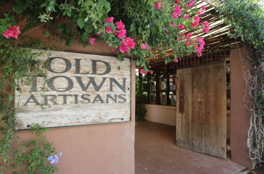 Old Town Artisans is located in downtown Tucson, on the original site of the historic El Presidio San Agustin del Tucson. Many areas of the plaza have original roofing and walls from 1888, when the property was purchased.