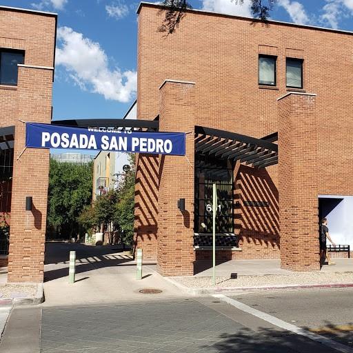 The Posada San Pedro dorm is located on Highland Avenue, across from the Likins and Santa-Cruz dorms. 
