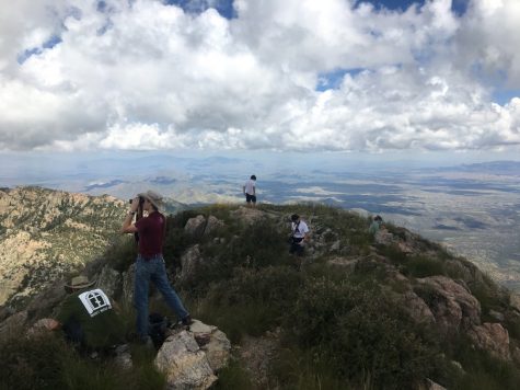 Ramblers Hiking Club members wander Mount Wrightson on Sep. 21, 2019. Any student can join the club and participate in hikes regardless of experience.