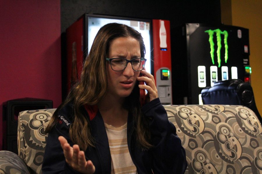 Virginia Lyon freshmen at the University of Arizona gets an unexpected phone call.