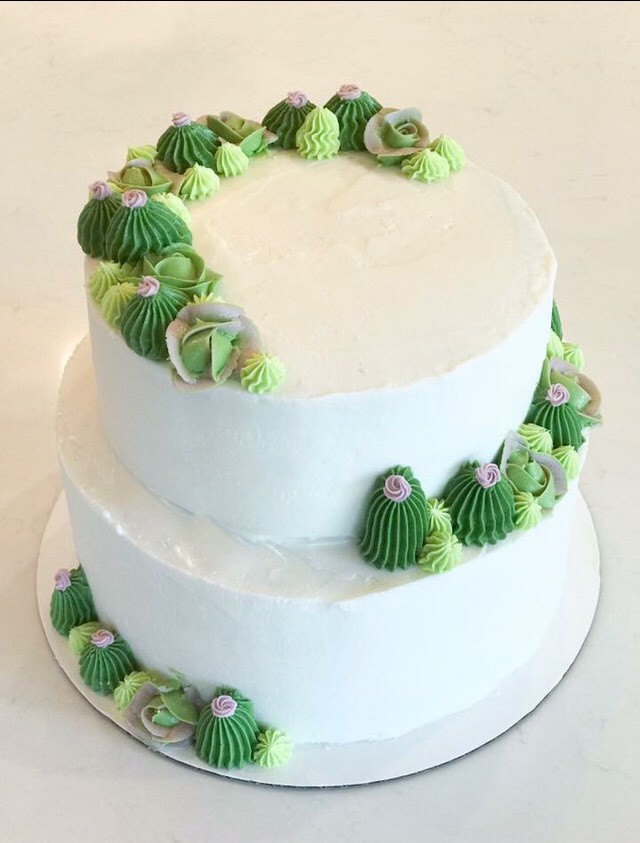 One of Kayla Lancaster's cakes that she sells on her online bakery called Tastebuds Bakery.