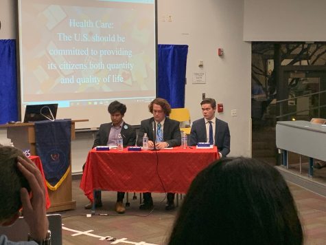 The UA Debate Series hosted its annual Presidents’ Day debate on Tuesday, Feb. 18 in Law 168.