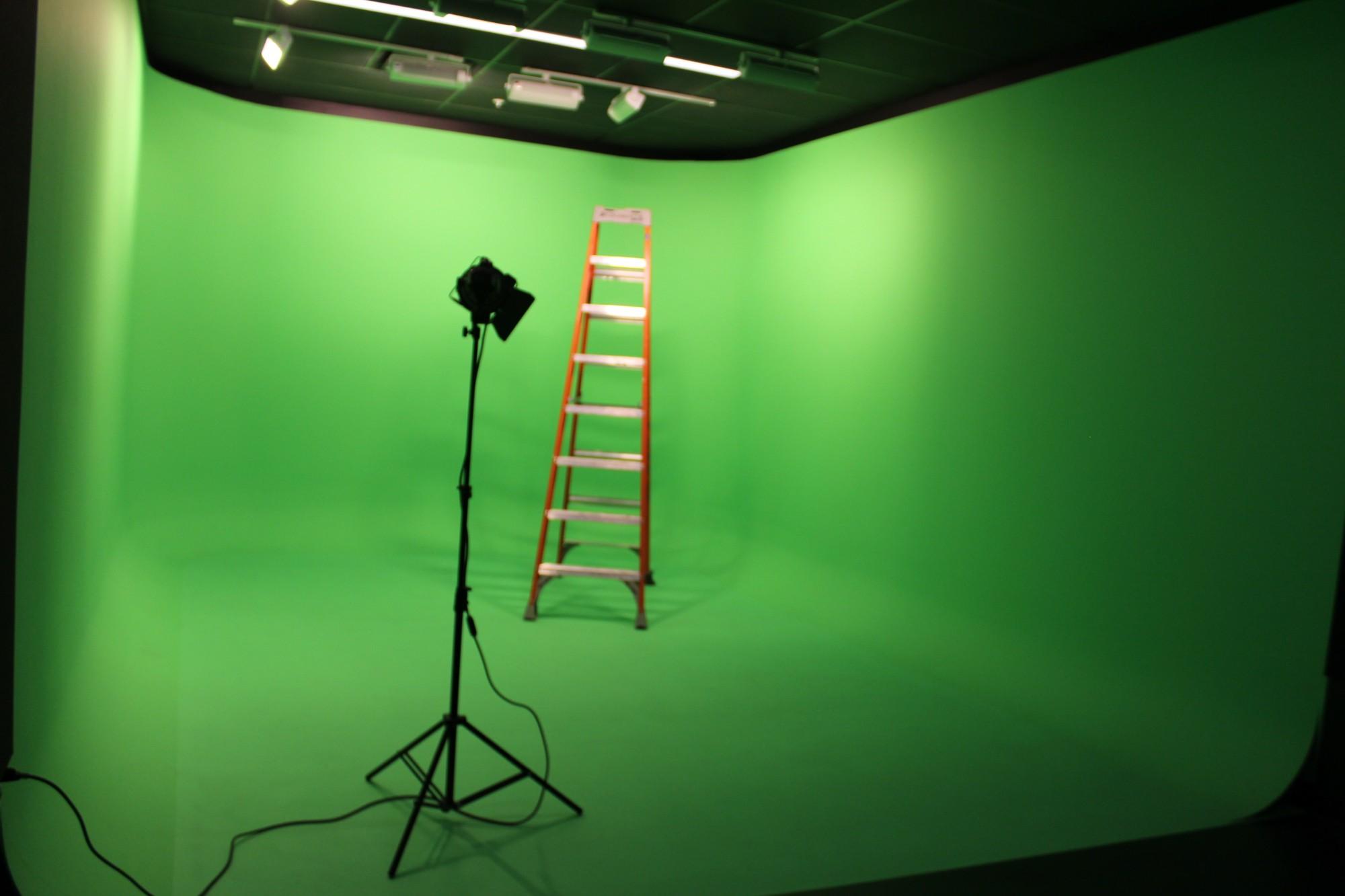  A green room located at the CATalyst studio where it can eventually be used for students who are want to produce  videos.