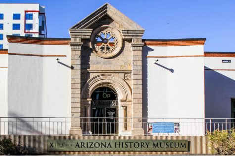 The Arizona State History Museum prepares for guests attending a talk for women's history month about the hidden stories of women on the railroad