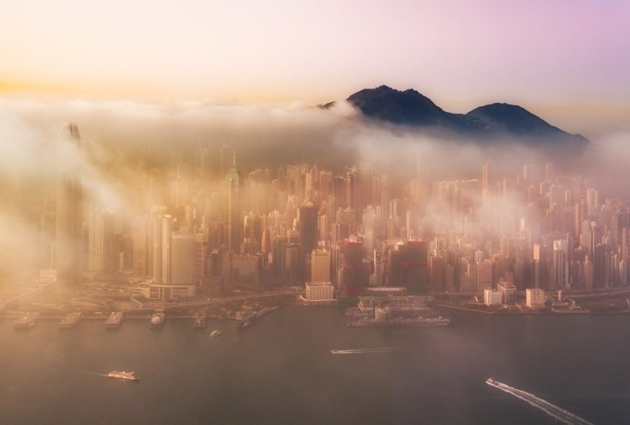 The city of Hong Kong covered in an early morning mist. Photo by Trey Ratcliff/Creative Commons (CC BY-NC-SA 2.0). 