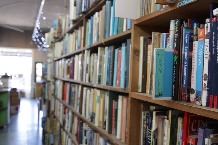 Thousands of books line the shelves at “Book Stop” on Sunday, Feb. 21 in Tucson, Ariz. The company, currently located on 4th Avenue, has been around for over fifty years. Frequenting local bookstores can be a great way to find a new book to read. 