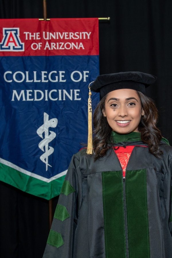 Riyasha Daulat is a graduating medical student at the University of Arizona College of Medicine — Tucson. Daulat talks about how the COVID-19 pandemic has affected her medical education. Photo courtesy Riyasha Daulat.