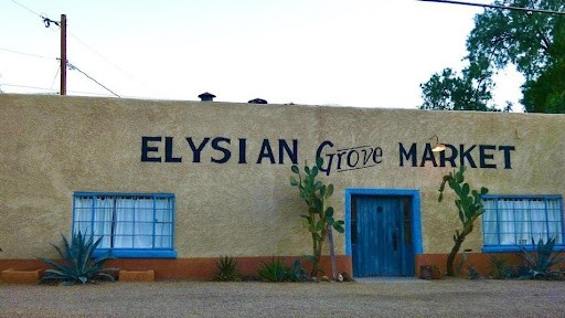 One of the oldest buildings standing in Barrio Viejo, Elysian Grove Market.