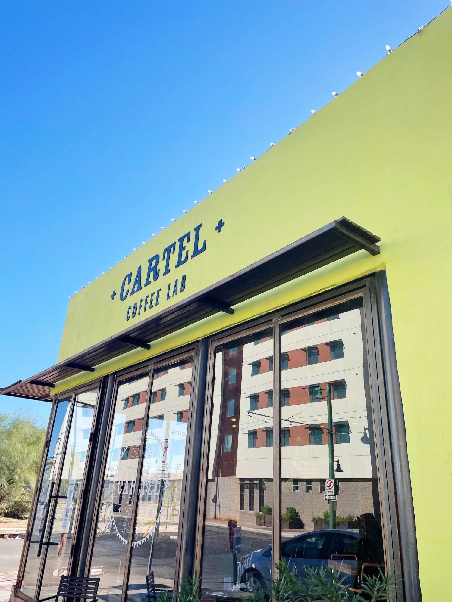 Cartel Coffee Lab's downtown location at 210 E. Broadway Blvd. is accessible by Sunlink.
 