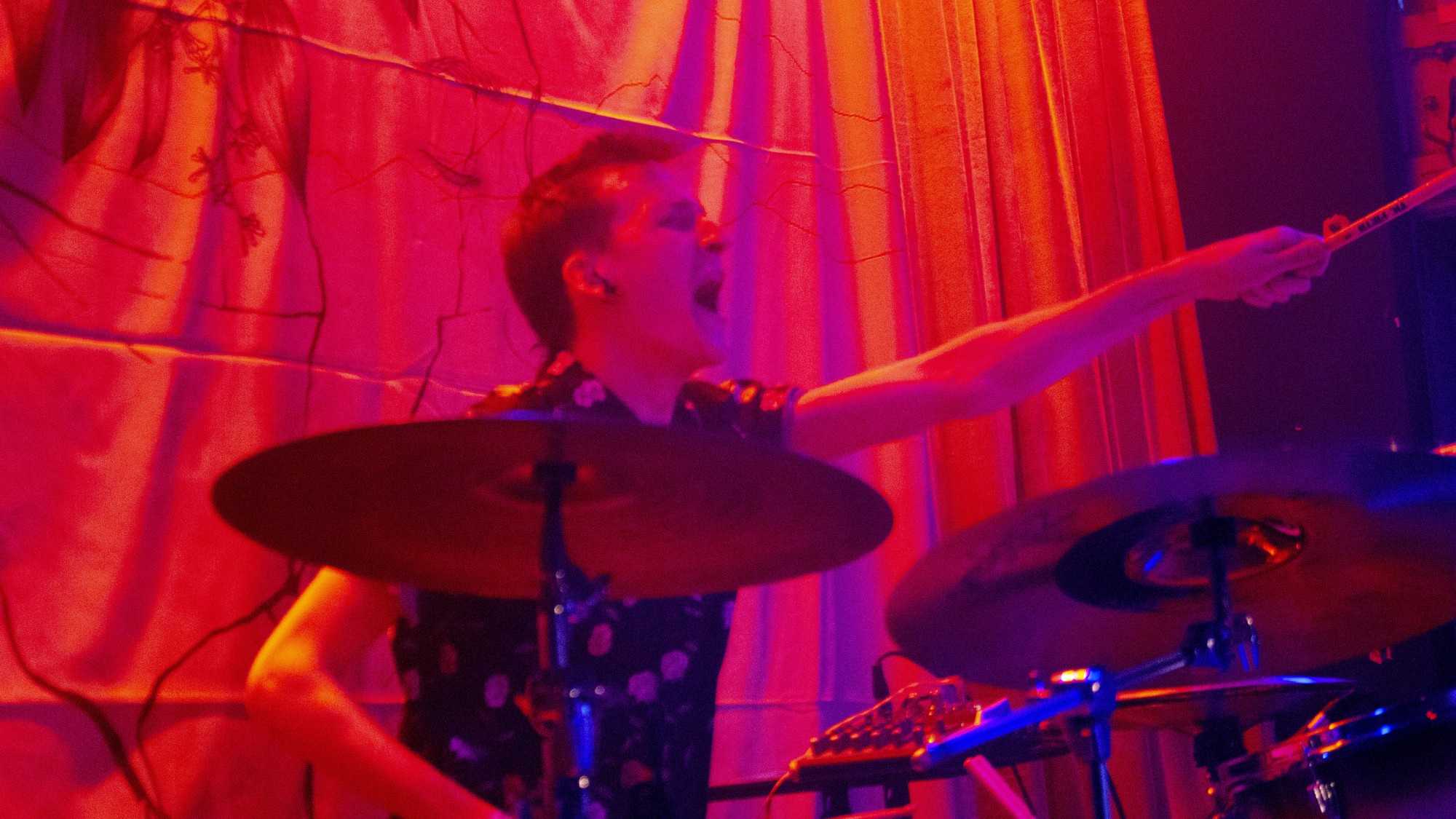 Jake Cowen from Annie Jump Cannon on Drums courtesy of Ana Teresa Espinoza 