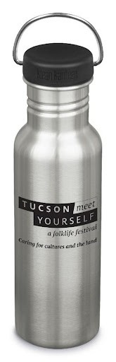  The special-edition TMY water bottle from Klean Kanteen. (Photo Credit/Tucson Meet Yourself) 