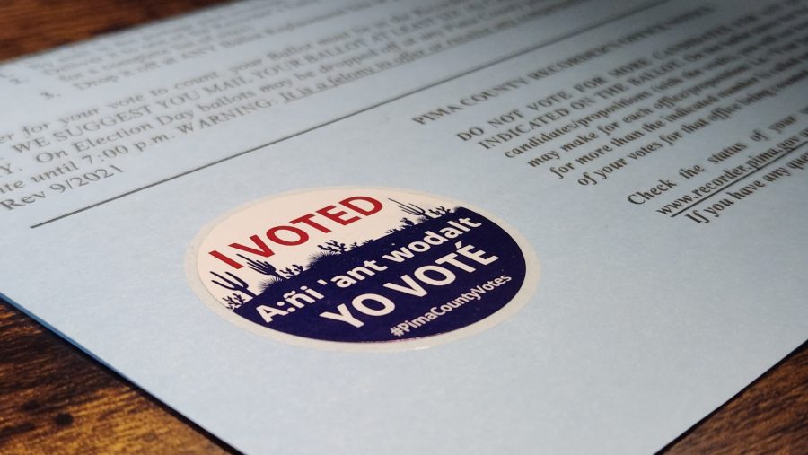 Arizona mail-in ballots come with I voted stickers, often designed differently than the ones handed out on Election Day. For the 2022 midterm election, the last day to mail in was Nov. 1, but voters could still hand them in on Election Day at any polling stations. 