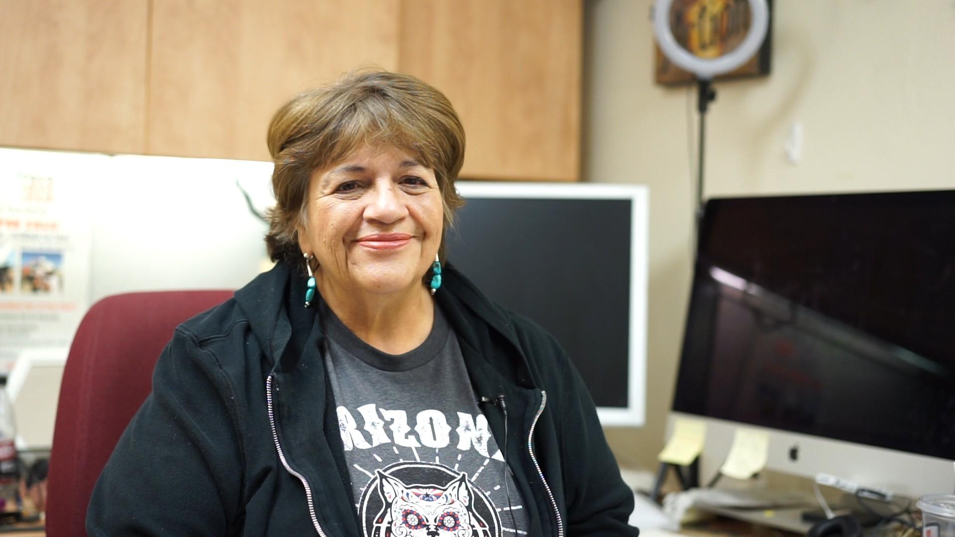 Nancy Montoya, director and founder of the Digital Futures Bilingual Studio, provides paid and unpaid internships for students looking to develop their multimedia skills (Photo by Anto Chavez)