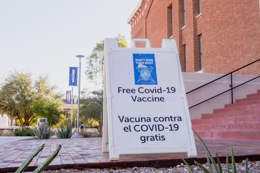 A walk-in vaccine clinic has been held nearly monthly since fall 2022 at the Bear Down Gymnasium. The most recent one was held on Jan. 23-25, but the continuation of the clinic will depend on demand. (Photo by Kyler Van Vliet, El Inde Arizona)