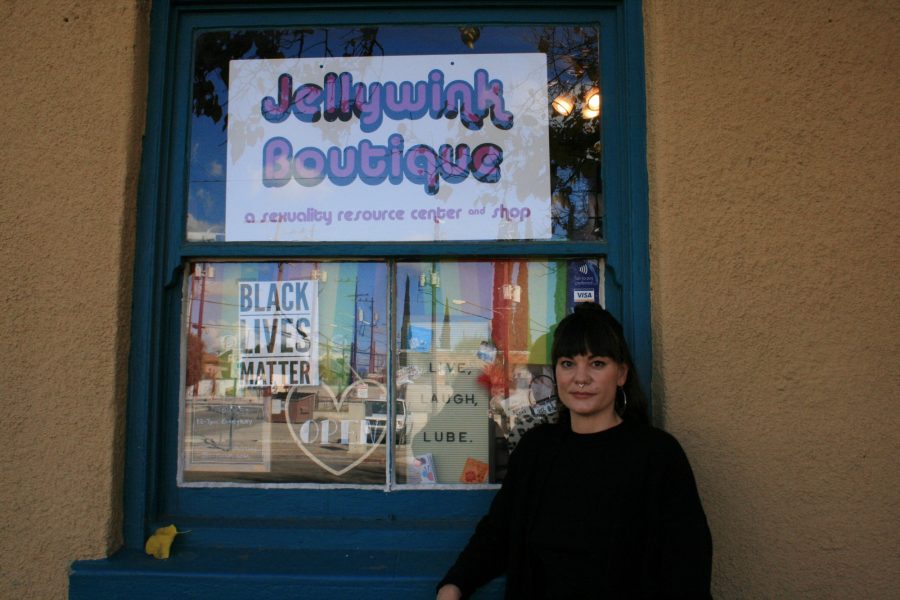 Erin Voss owns Jellywink Boutique, an inclusive sex shop right off of Fourth Avenue at 416 E. Seventh St. The shop also hosts educational workshops.
