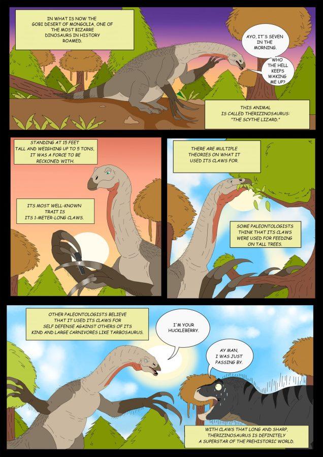 COMIC: Paleontology 101 #2 – Therizinosaurus