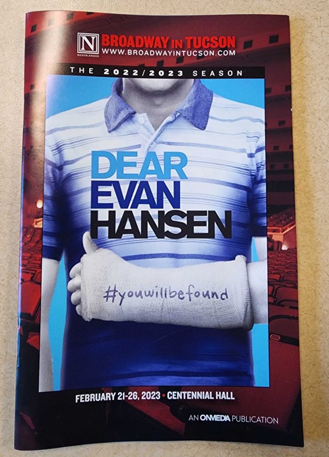 Photo of the Dear Evan Hansen playbill