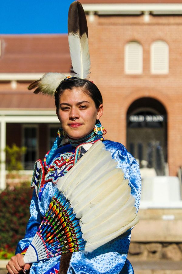 Alexandria Decorah, a member of the Forest County Potawatomi tribe in Wisconsin and a student at the University of Arizona.