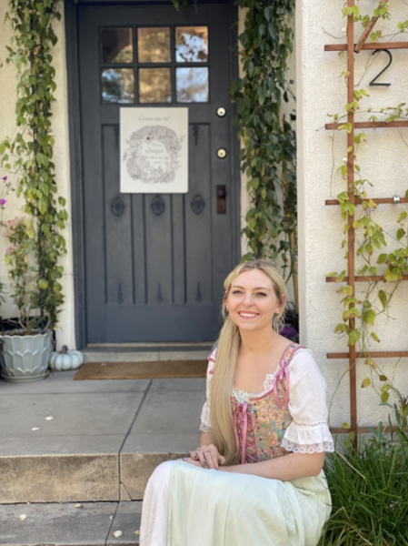 Brittany Almeroth sits in front of her shop Daydream Skincare, which offers an acne treatment program and other skincare services that have also earned her 15,000 Instagram followers in one year. (Payton Rutkowski, El Inde Arizona)
