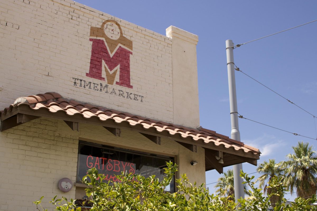 Time Market sits at the corner of University Blvd. and Third Avenue in Tucson, Ariz. on Aug. 10, 2023. The market sells pizza by the slice, drinks and pastries at the coffee bar and other groceries. 