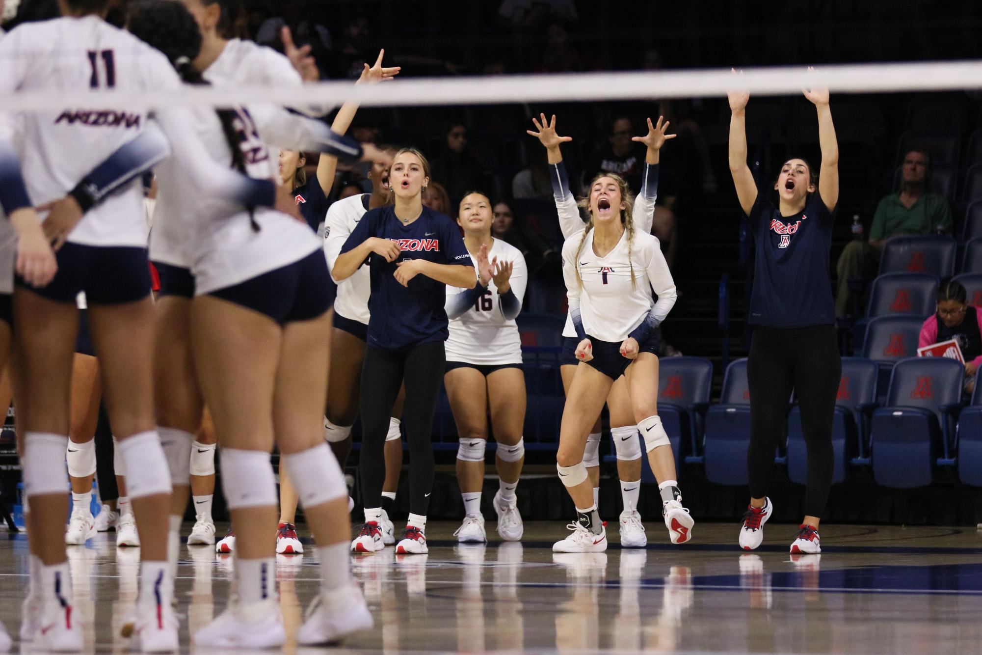 Photo Highlight Arizona volleyball takes first season win against