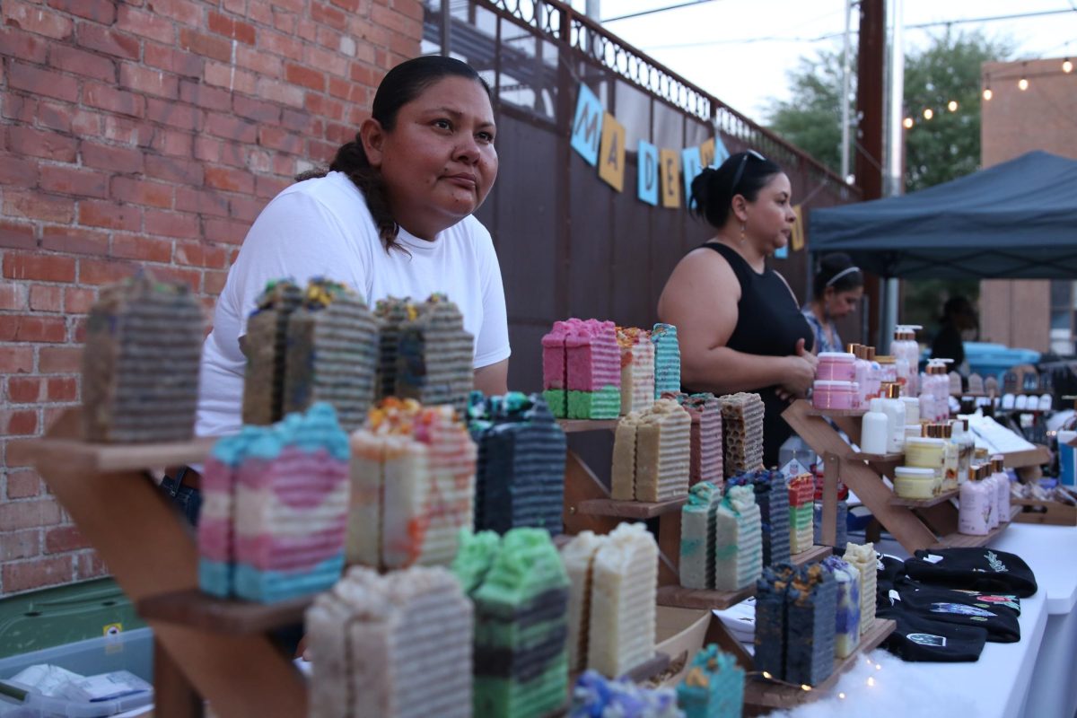 Flowing Waters Soap Company sells handmade soaps at This is Tucsons Monsoon Market in Downtown Tucson on June 15. The business is Native-owned and operated.