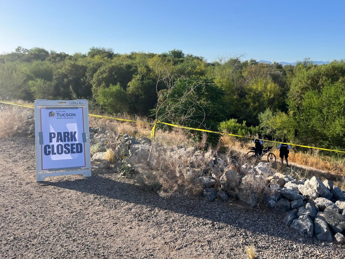 City officials cleared a portion of Tucsons largest homeless encampment on the morning of Thursday, May 23. The cleared zone of 100 Acre-Wood was closed for PFAS chemical testing.