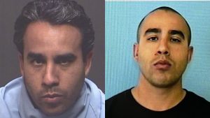 A side-by-side of Henry Yanez III's mughshots from 2015 (left) and 2024 (right). Yanez was arrested Aug. 12 on one charge of assault. (Courtesy left-UAPD, Courtesy right-Pima County Sheriff's Department)