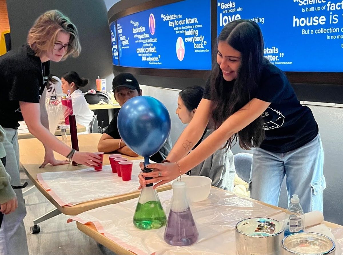 Science is Fun members attend an event at the Flandrau Space Center. (Photo courtesy Kaylee Ferreira)
