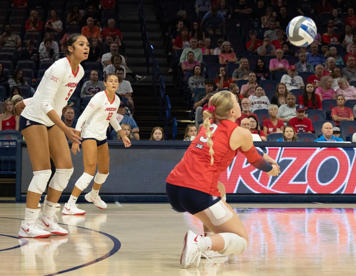 Brenna Grinder (#3) goes for the ball on Oct. 16 against the University of Colorado Boulder. Grinder had seven assists.