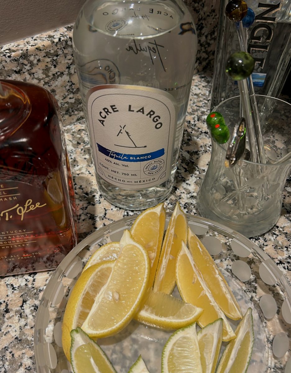 Acre Largo tequila is served at Zac Longaker's house for Thanksgiving dinner on Nov. 28 in Portland, Ore. Acre Largo was started by two Portland brothers, Seth and Zac Longaker. 