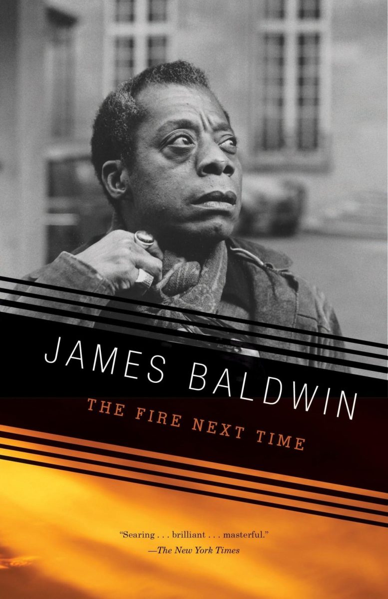 "The Fire Next Time" is written by James Baldwin. Through personal essays, Baldwin explores the roots of racism.