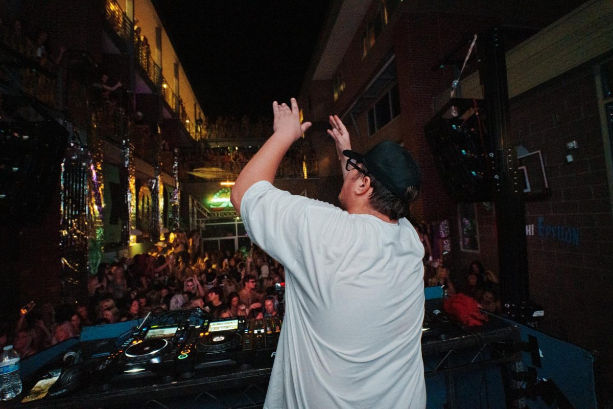 Luke Marshall became the top DJ at his fraternity Sigma Phi Epsilon, performing at house parties. (Photo by John Michael Filippone)