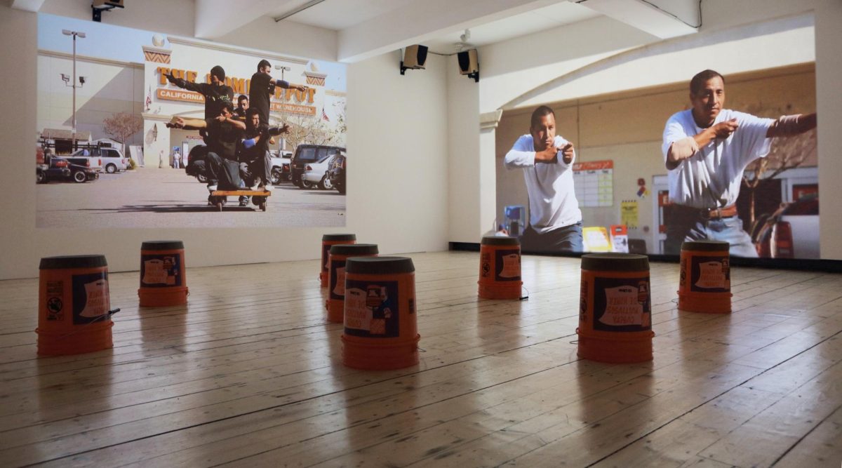 An installation view at Cornerhouse, Manchenster, England.