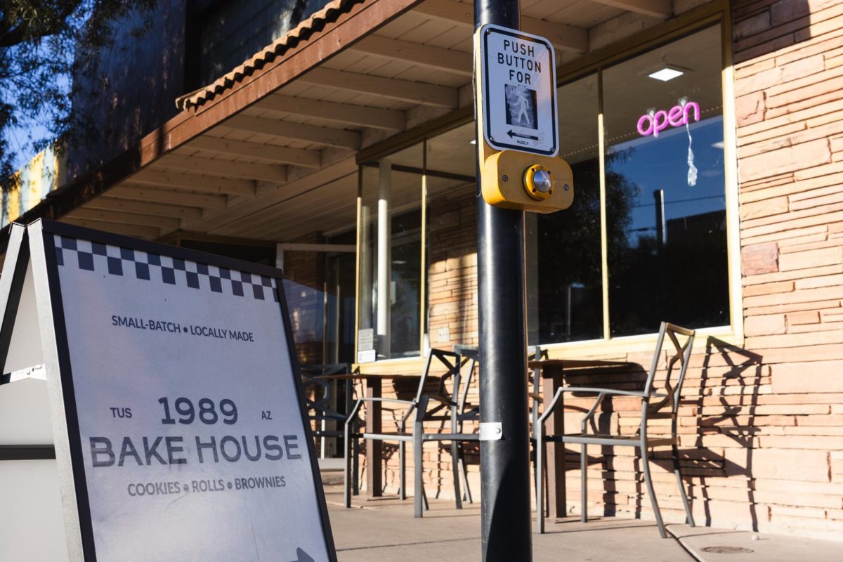 A sign is set out in front of "1989 Bake House" located at 745 N 4th Ave on Mar. 19.
