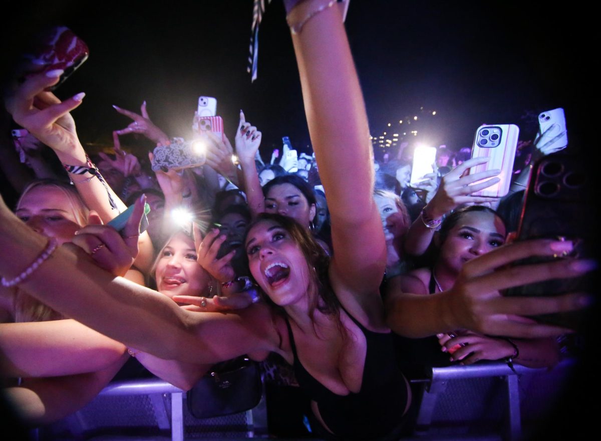 Fans enjoy the concert at the Rolling Loud One Big College Tour on Sept. 24.