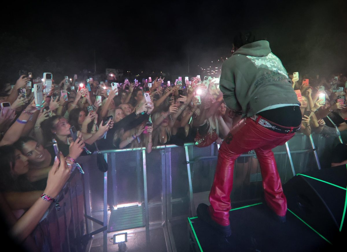 Offset performs to a large crowd at the Rolling Loud One Big College Tour on Sept. 24.