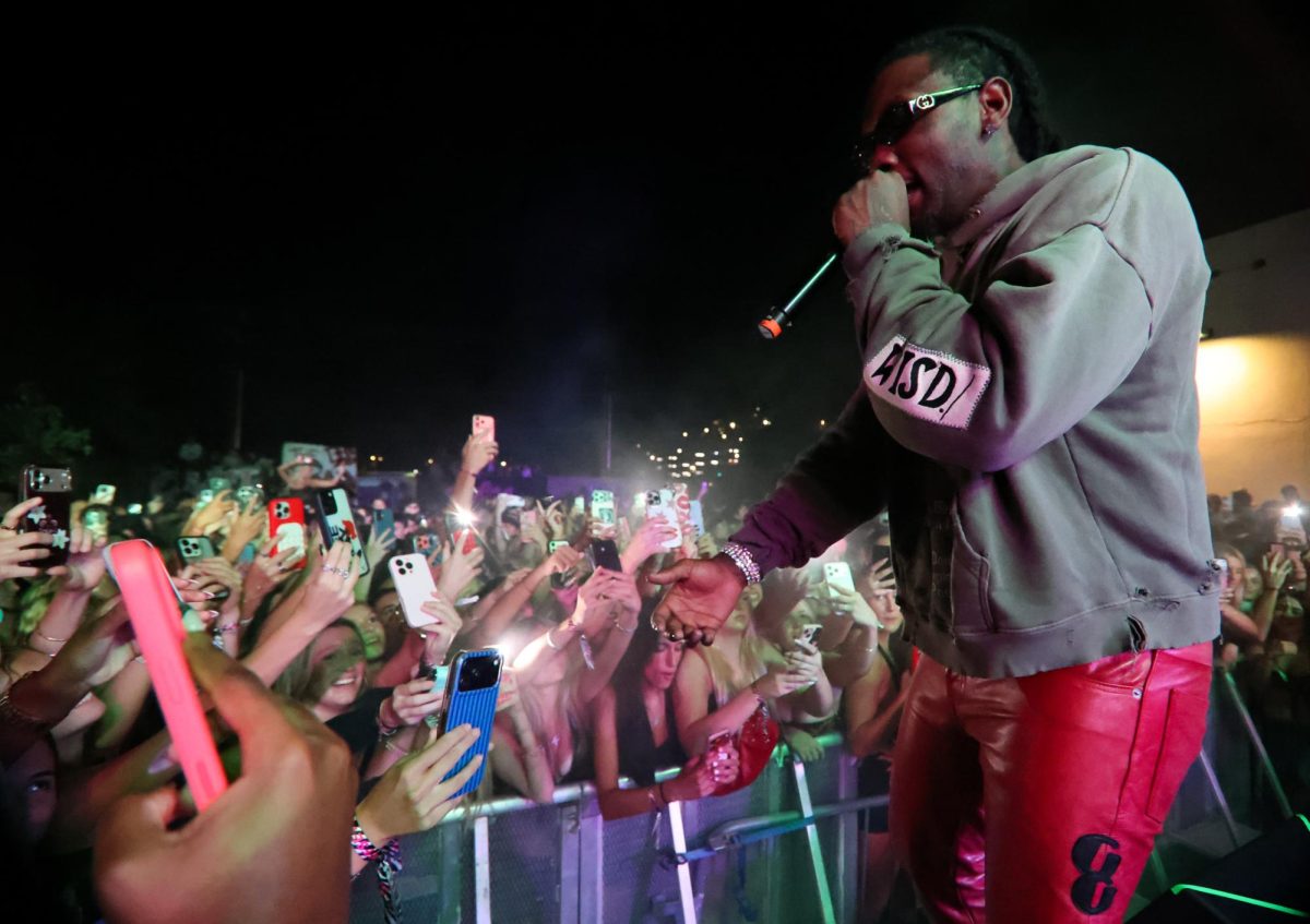 Rapper Offset performs at University of Arizona