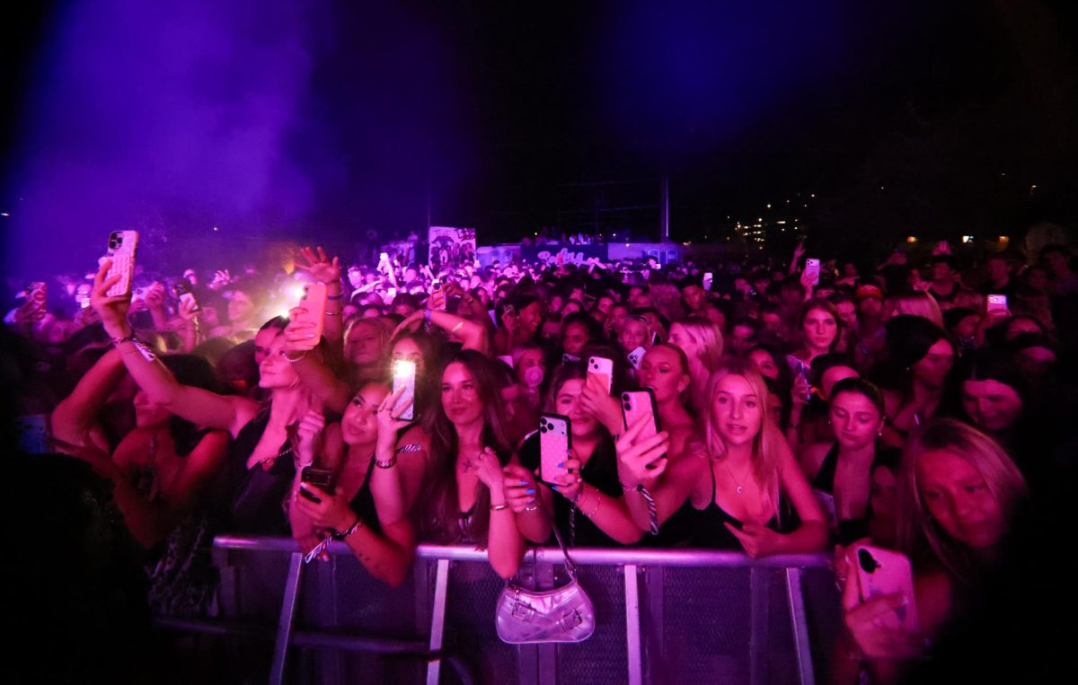 The crowd at ZBT enjoys the Offset concert at the Rolling Loud One Big College Tour on Sept. 24.